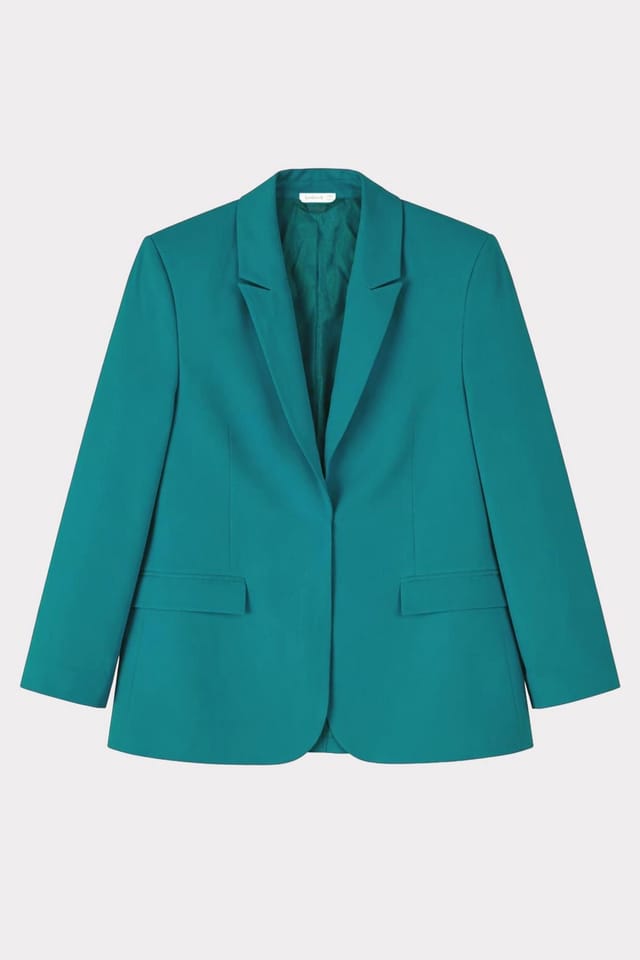 Kettlewell Kettlewell Women's Soft Tailored Blazer in Teal - 2