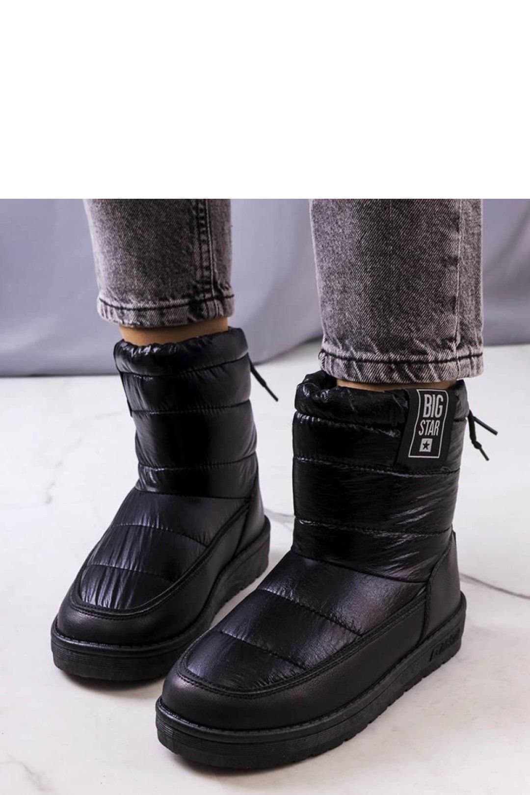 Love Lace Love Lace Women's Snow Boots with Fur Lining & Rubber Sole for Everyday in Black