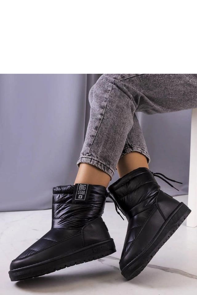 Love Lace Love Lace Women's Snow Boots with Fur Lining & Rubber Sole for Everyday in Black - 2