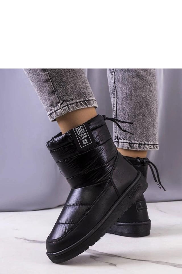 Love Lace Love Lace Women's Snow Boots with Fur Lining & Rubber Sole for Everyday in Black - 3