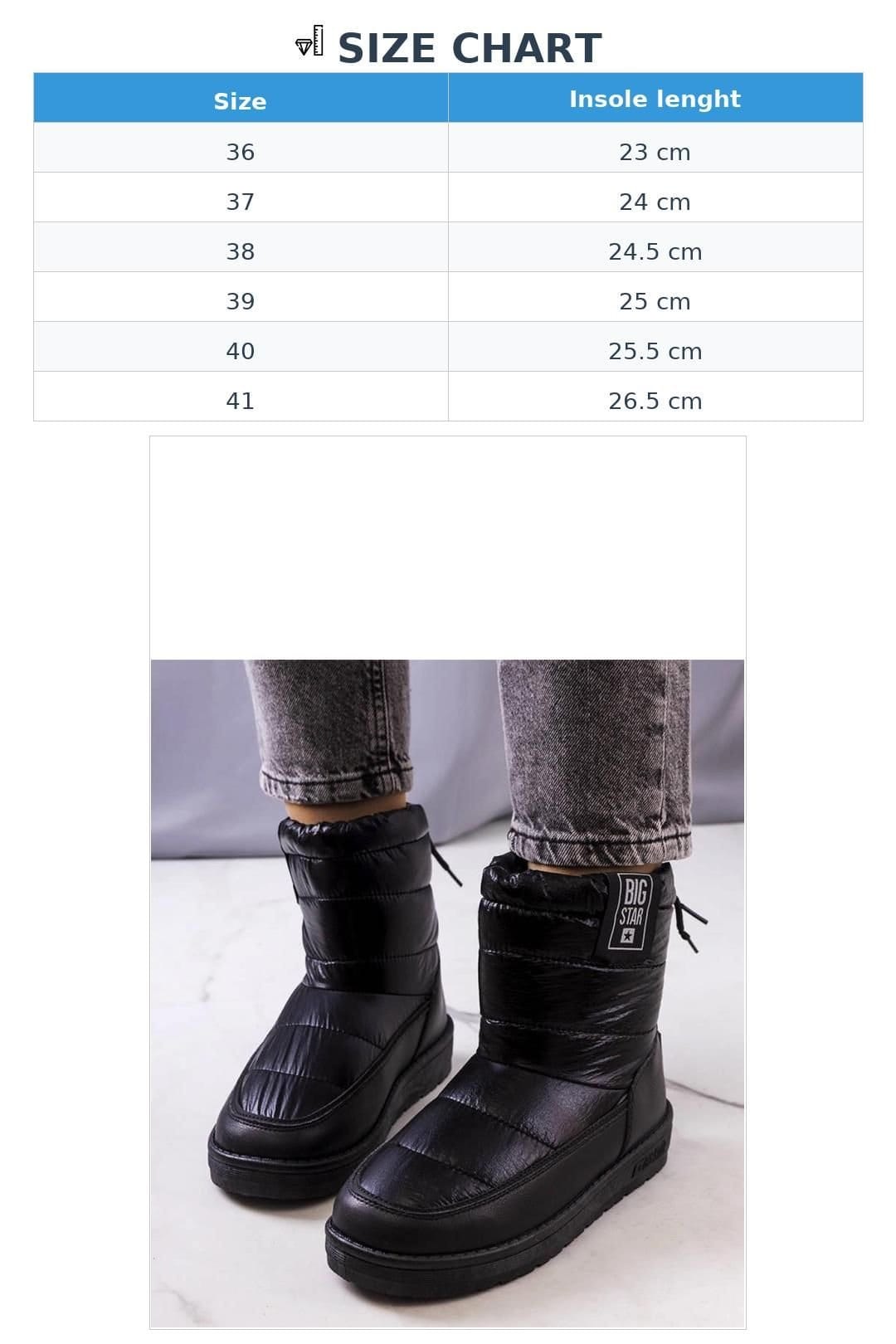 Love Lace Love Lace Women's Snow Boots with Fur Lining & Rubber Sole for Everyday in Black - 4