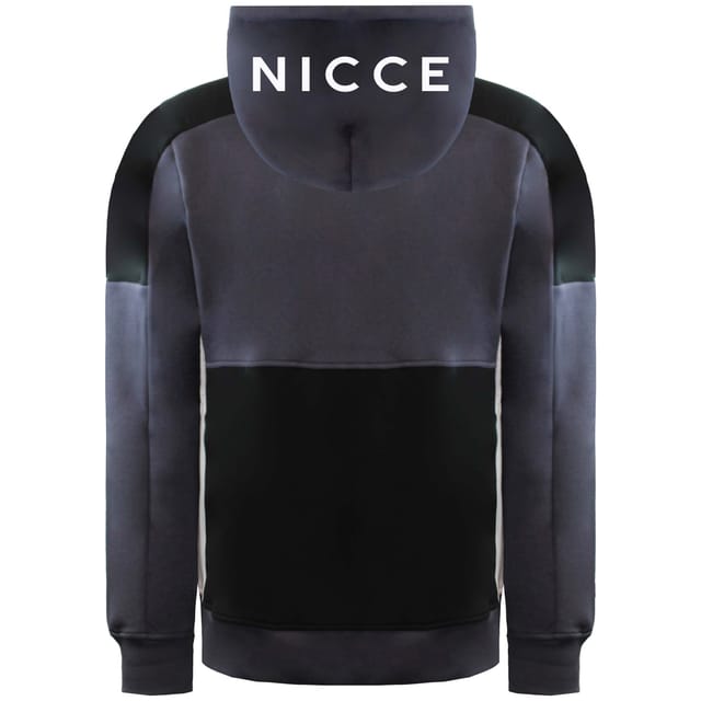 Nicce Nicce Men's District Black/Grey Track Jacket in Black - 2