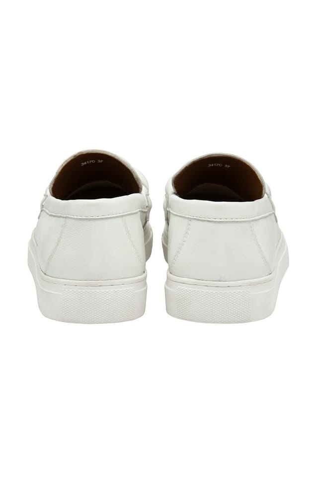 Lotus Lotus Women's 'Bertie' Leather Casual Shoes in White - 3