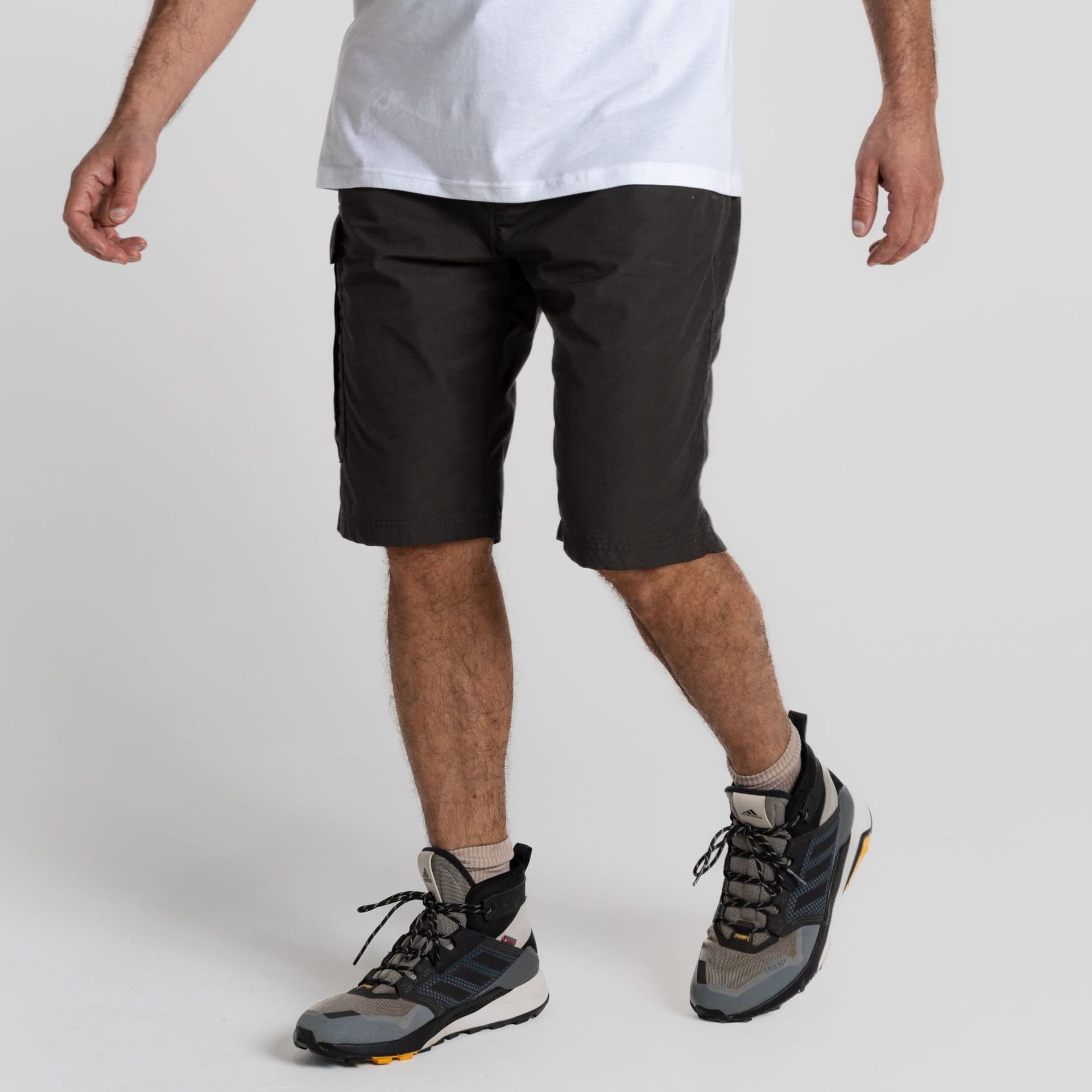 Craghoppers Craghoppers Men's Kiwi Water Repellent Anti-Insect Walking Shorts in Grey - 4