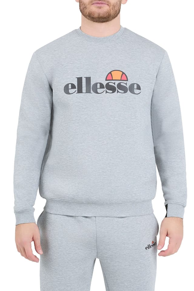 Ellesse Ellesse Men's Corvaro Sweatshirt in Light Grey - 2