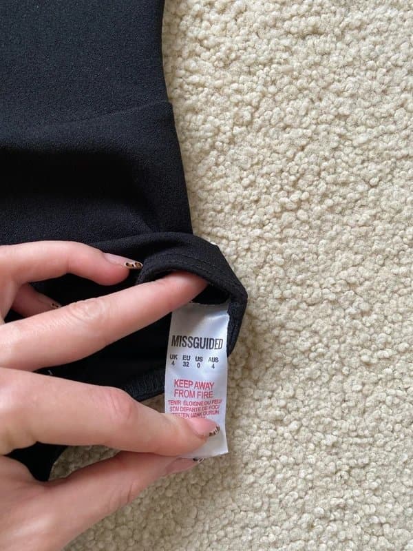 Missguided missguided black off shoulder bodysuit