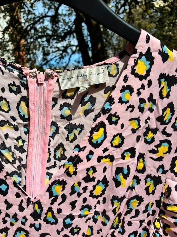 Never Fully Dressed Never fully dressed clover dress in pink leopard 10