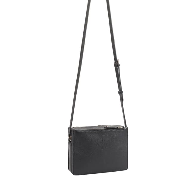 Paul Costelloe Paul Costelloe Women's Thaya Leather Cross Body Bag in Black - 2