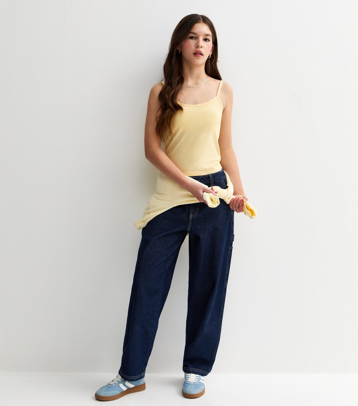 New Look Girls' Light Yellow Scoop Neck Cami Vest Top New Look - 3