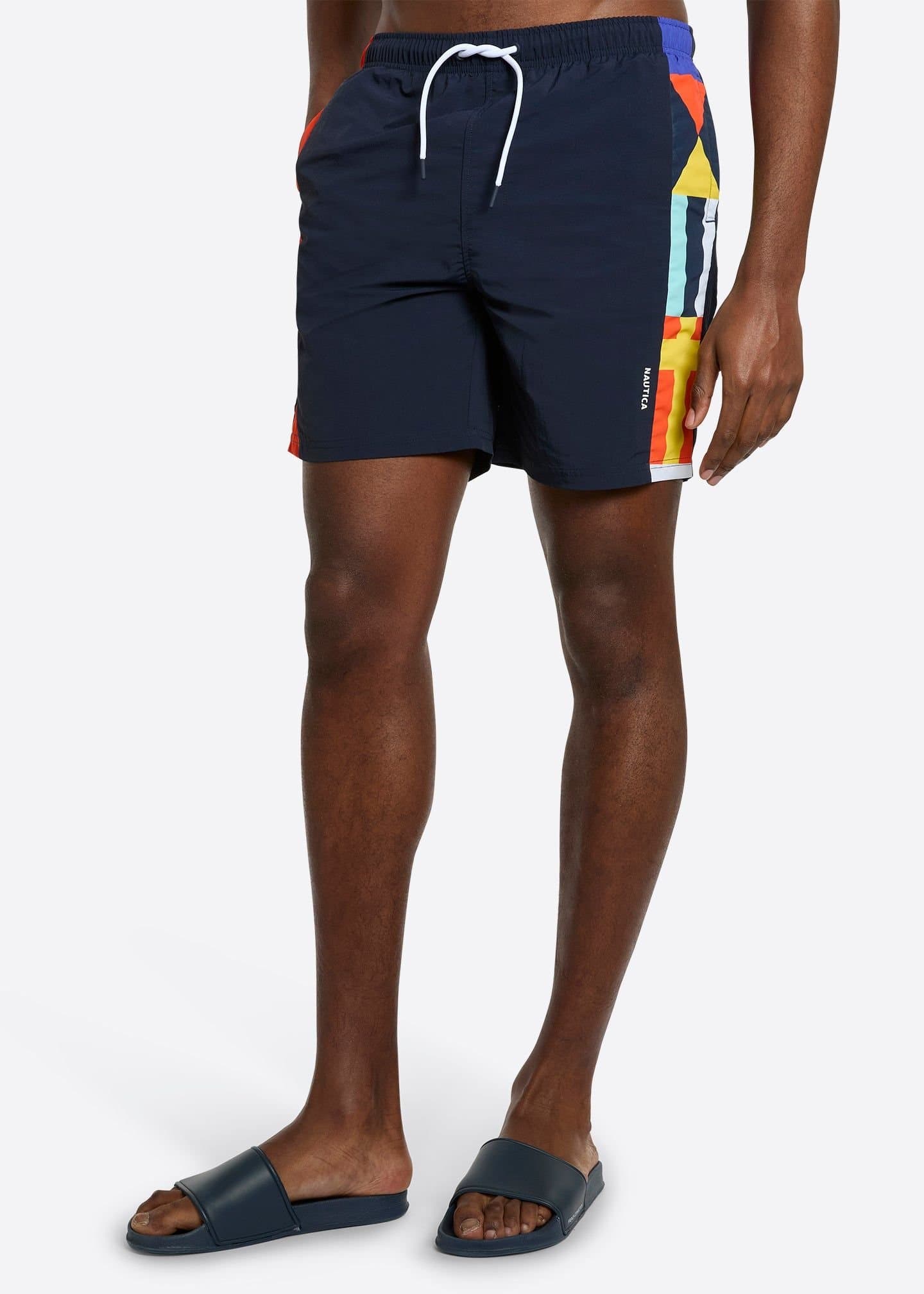 Nautica Nautica Men's Pietro 7" Swim Short in Dark Navy