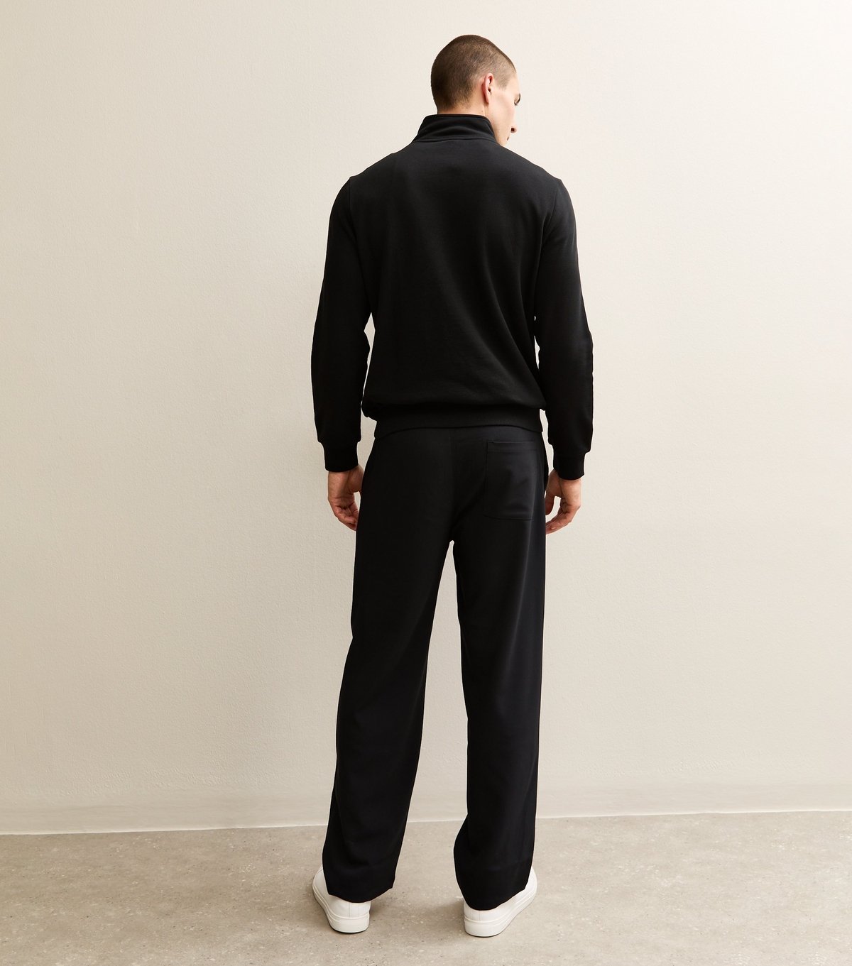 Only and Sons Men's Black Drawstring Trousers Only and Sons New Look - 4