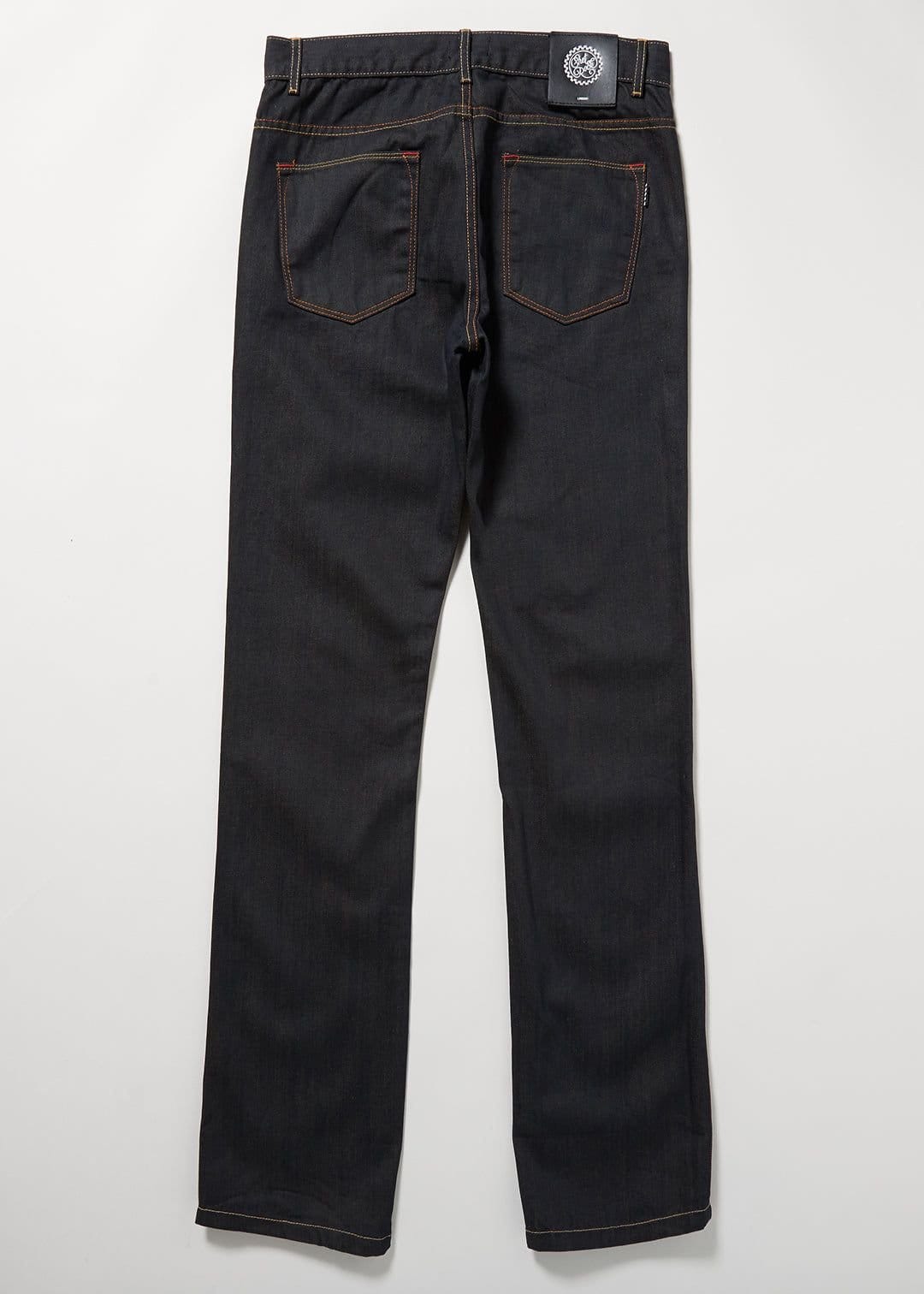 Chet Rock Chet Rock Slim Jim Men's Slim Fit Black Raw Denim Jeans with Stud Detail in Navy - 4
