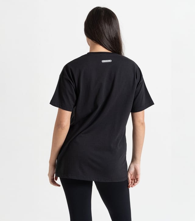 Peach Fit Women's Black PCH Logo Elsie Tee Peach Fit New Look - 3