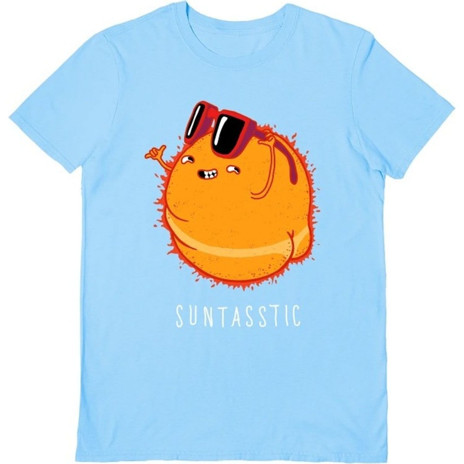 Vo Maria Men's Light Blue Suntasstic T-Shirt