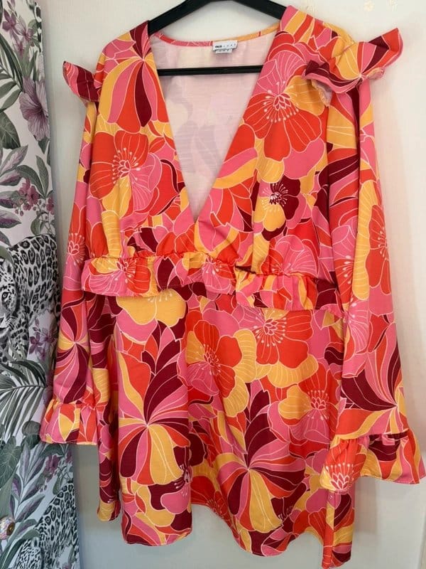 ASOS Lovely Bright Asos Luxe curve dress - 1