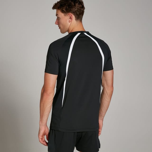 MyProtein Myprotein Men's Tempo Panel T-Shirt in Black - 3