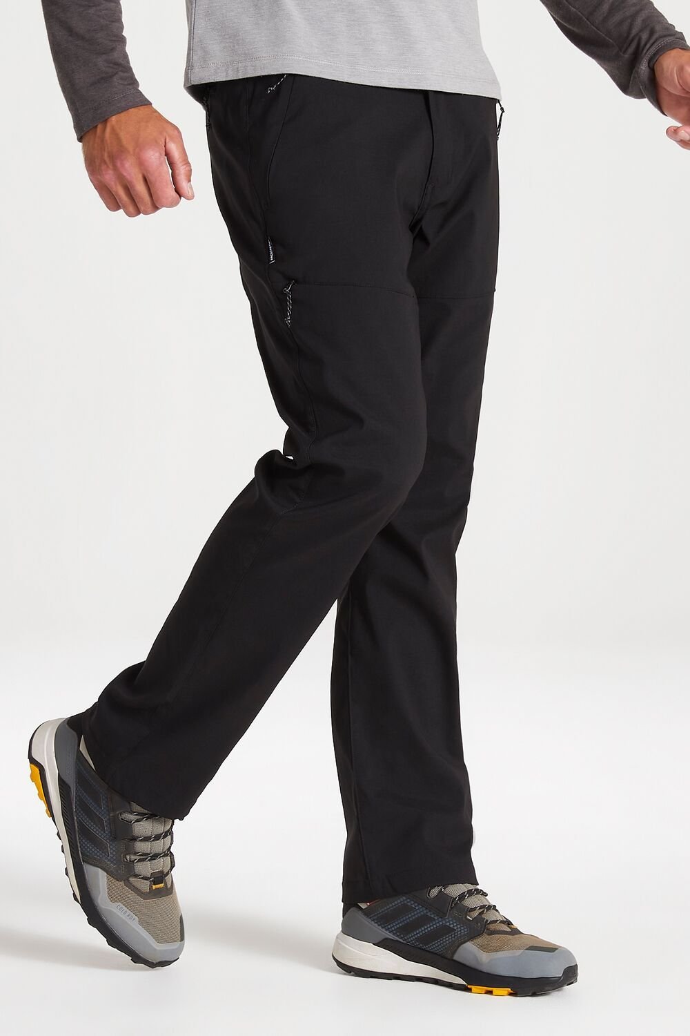 Craghoppers Craghoppers Men's Stretch 'Kiwi Pro II' Walking Trousers in Black - 1
