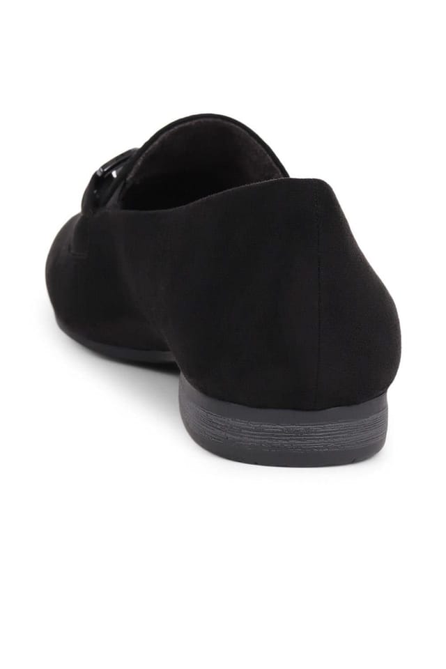 Pavers Pavers Women's Smart Slip On Loafers in Black - 3