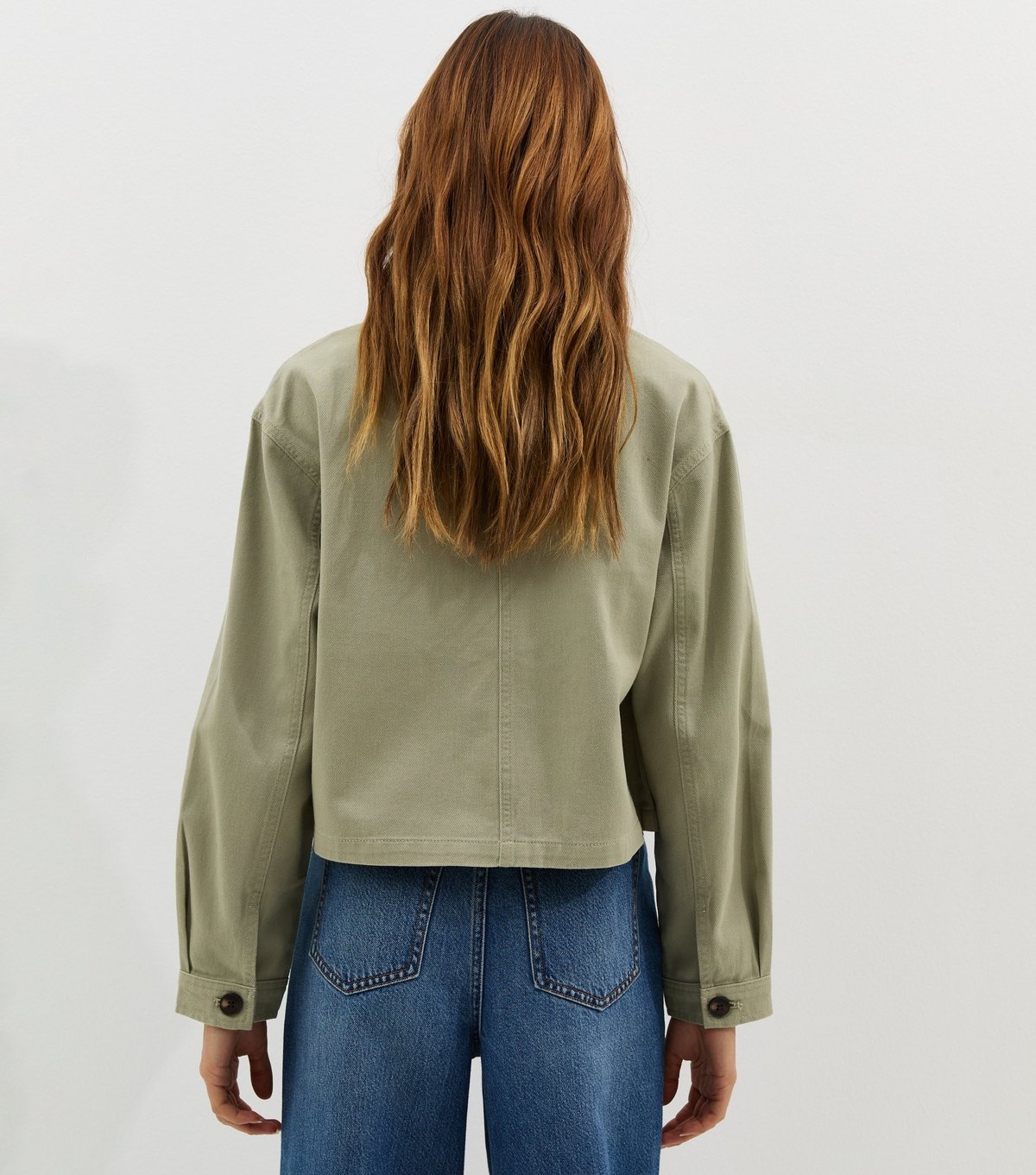 New Look Women's Light Khaki Flap Pocket Cotton Shacket New Look - 4