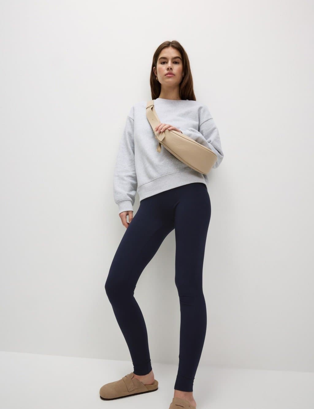 Marks & Spencer M&S High Waisted Leggings in Navy
