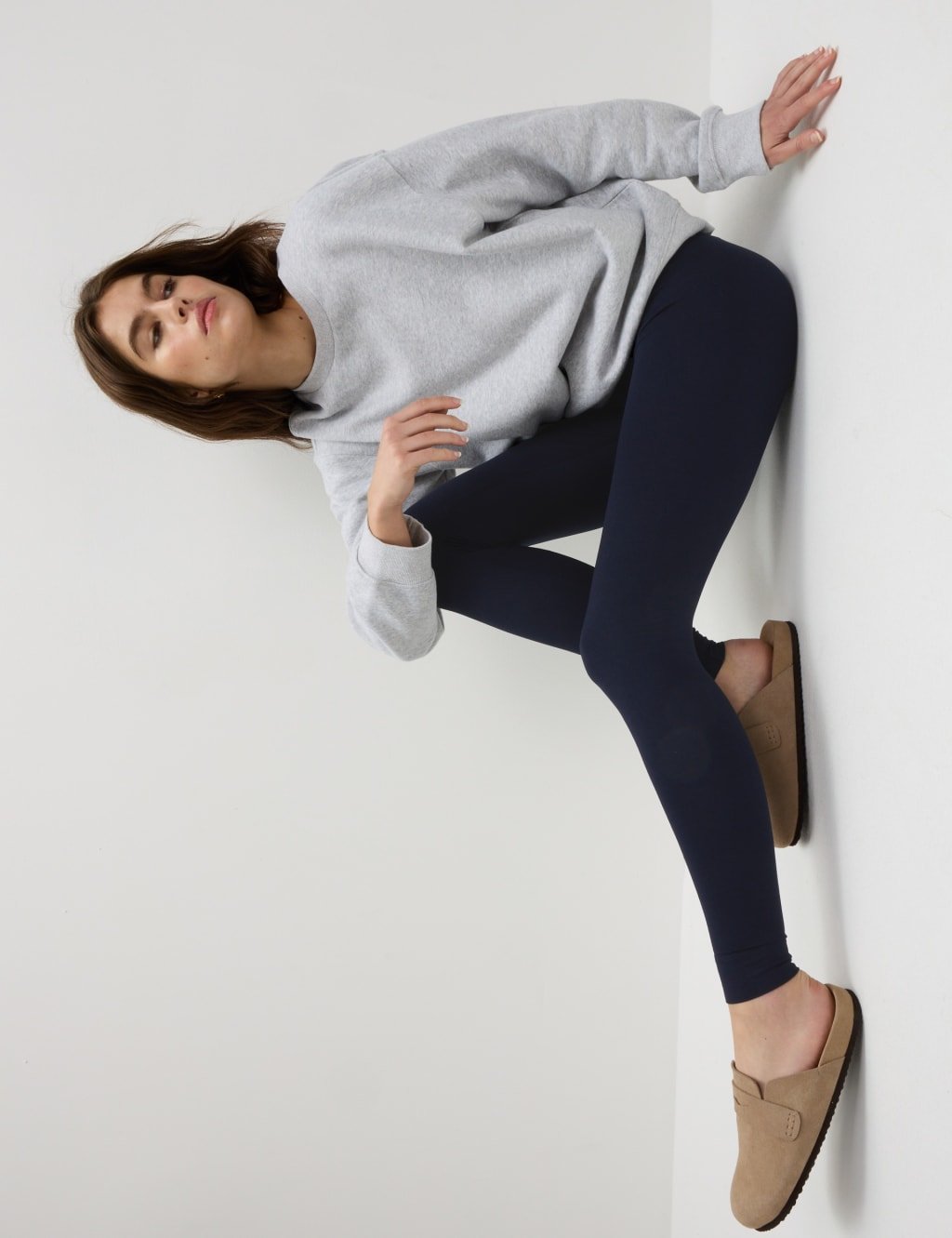 Marks & Spencer M&S High Waisted Leggings Navy - 3