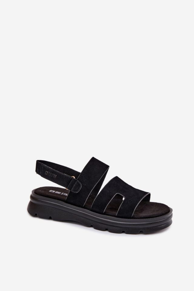 Love Lace Love Lace Women's Cushioned Step In Sandals with Adjustable Buckle Strap in Black - 2