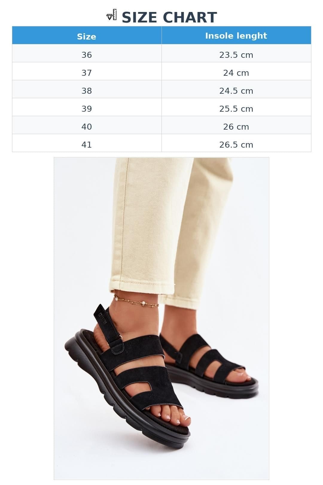 Love Lace Love Lace Women's Cushioned Step In Sandals with Adjustable Buckle Strap in Black - 4
