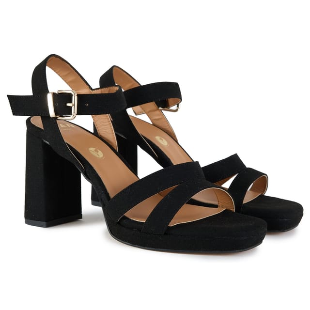 V.GAN V.GAN Women's Tulsi Platform Heel Sandals in Black - 2