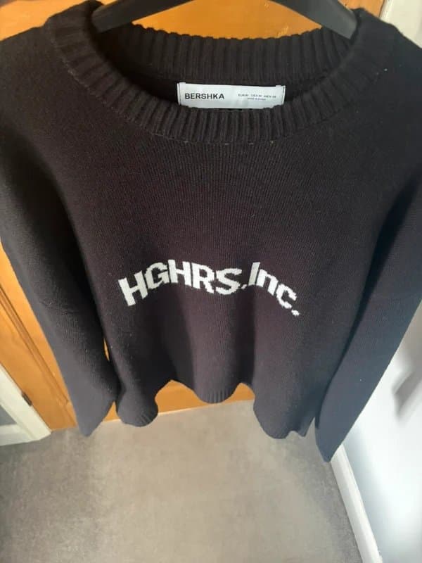 Bershka Bershka knitted graphic jumper