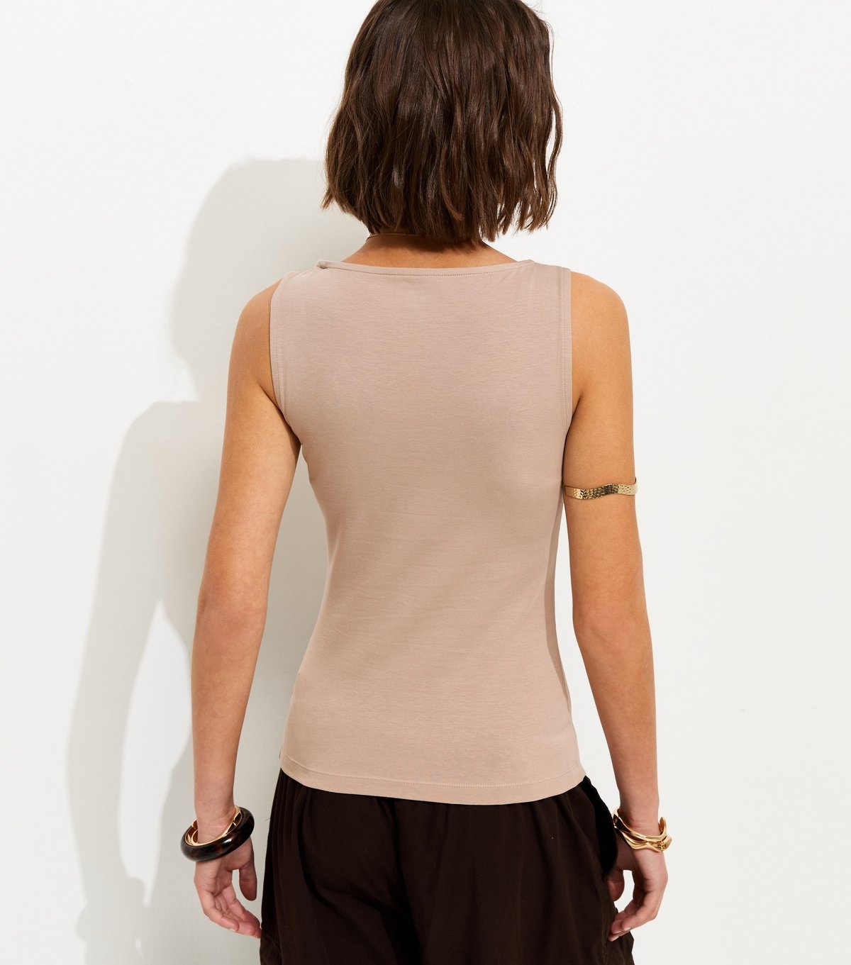 New Look Women's Mink Slash Neck Vest Top New Look - 4