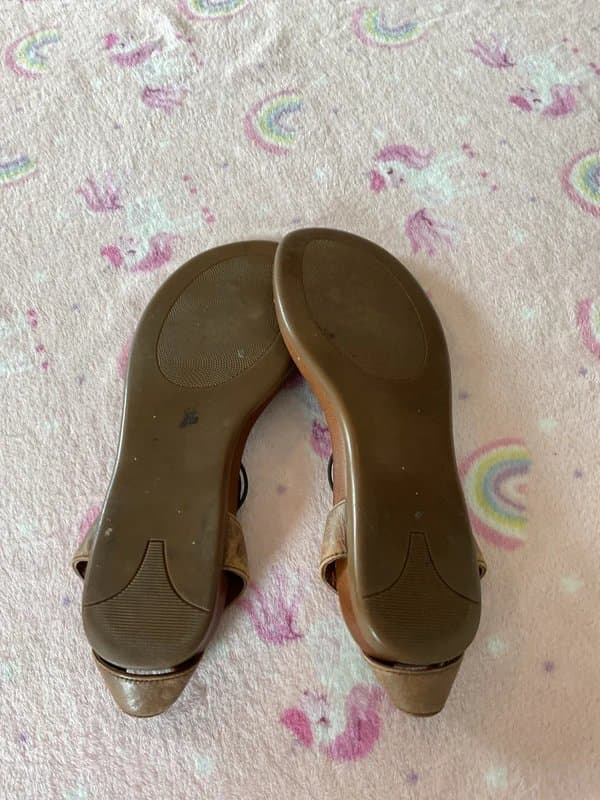 ASOS Leather sandals brown and black uk 6