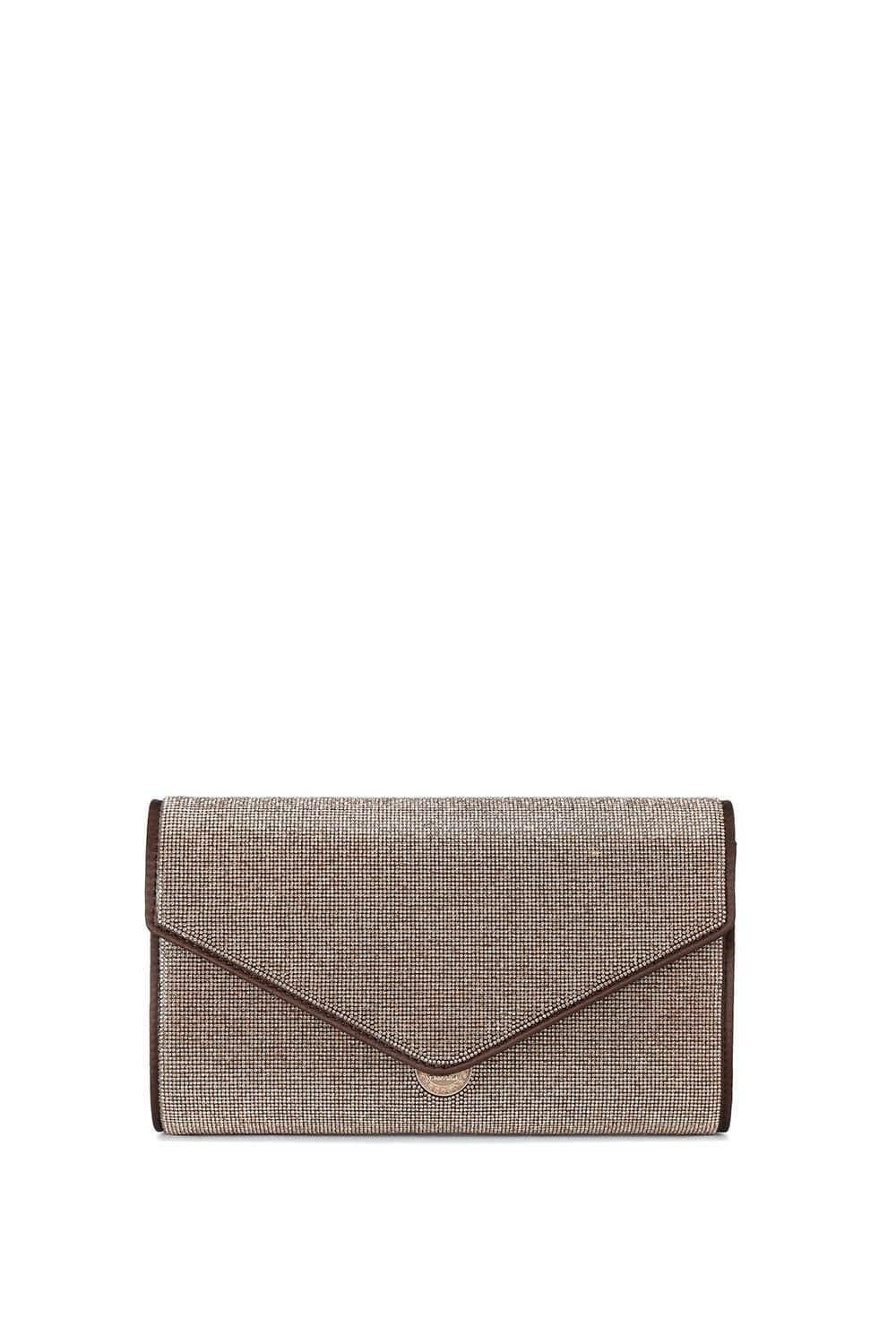 Carvela Carvela Women's 'Spiral Envelope Clutch' Bag in Brown