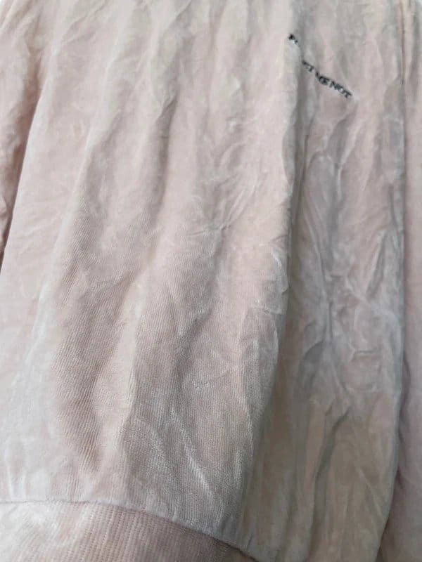 ASOS Pink Velvet 'Forget Me Not' Jumper