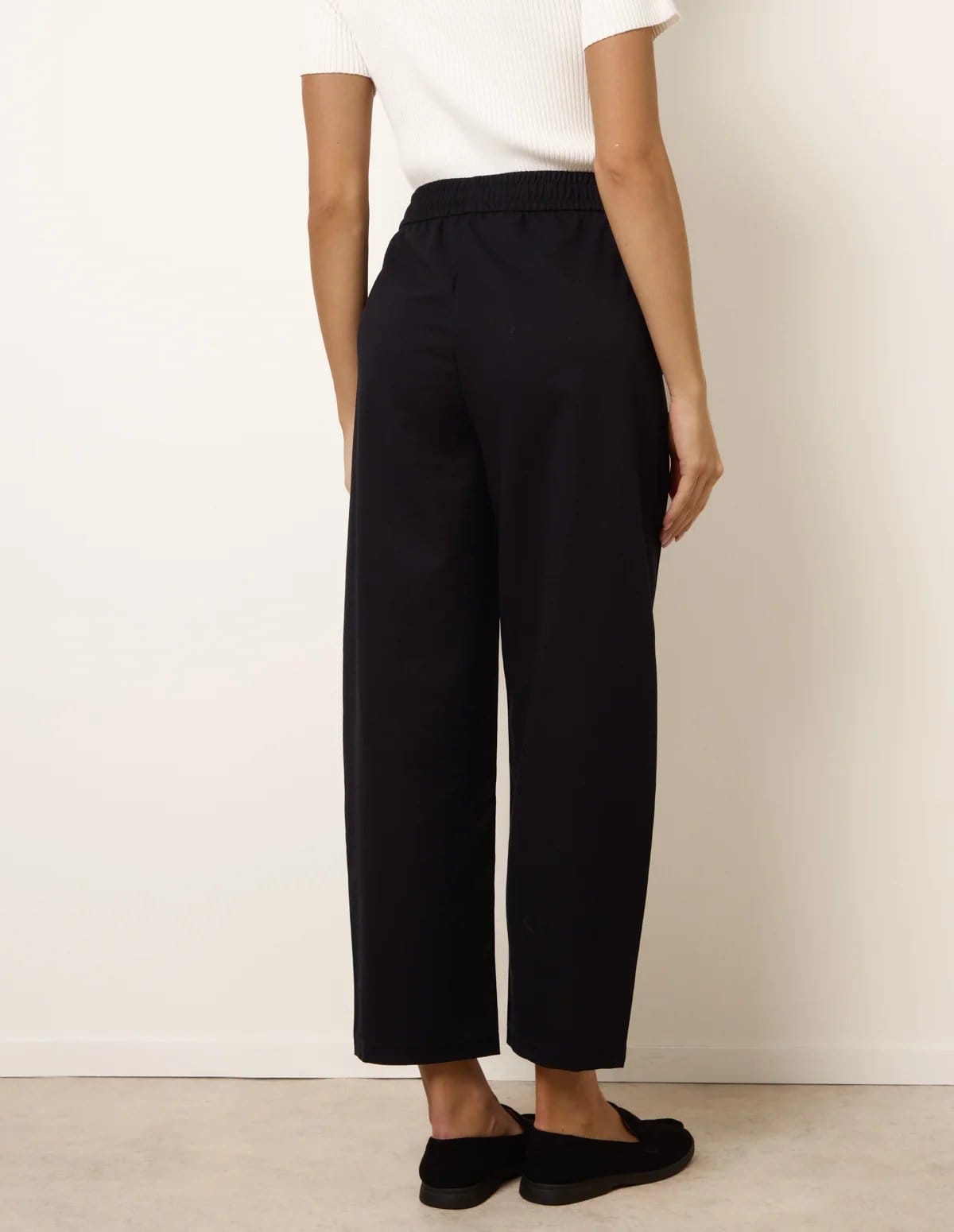 Blue Vanilla Elastic Waist Drawstring Trousers - 4