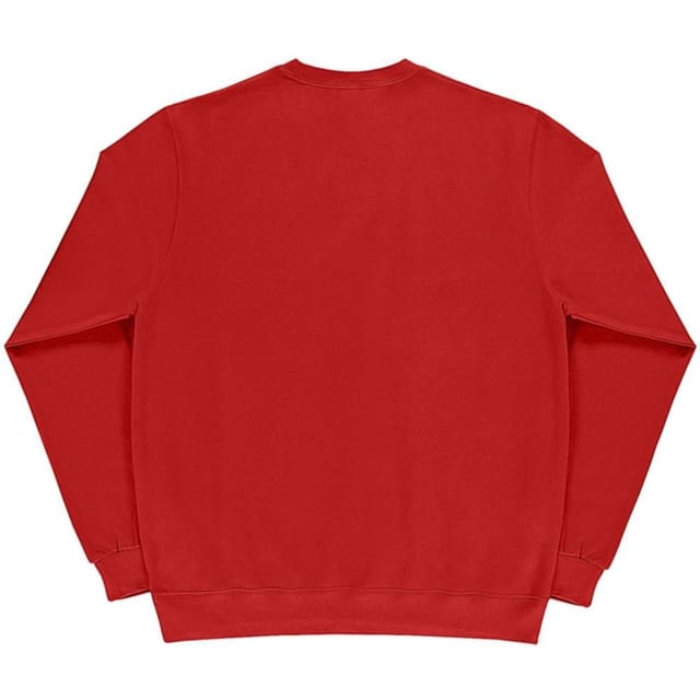 SG SG Men's Long Sleeve Crew Neck Sweatshirt Top in Red - 2