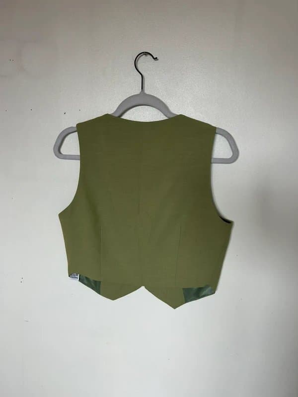 Bershka Green waistcoat