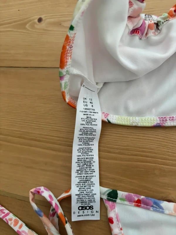 ASOS Asos floral bikini