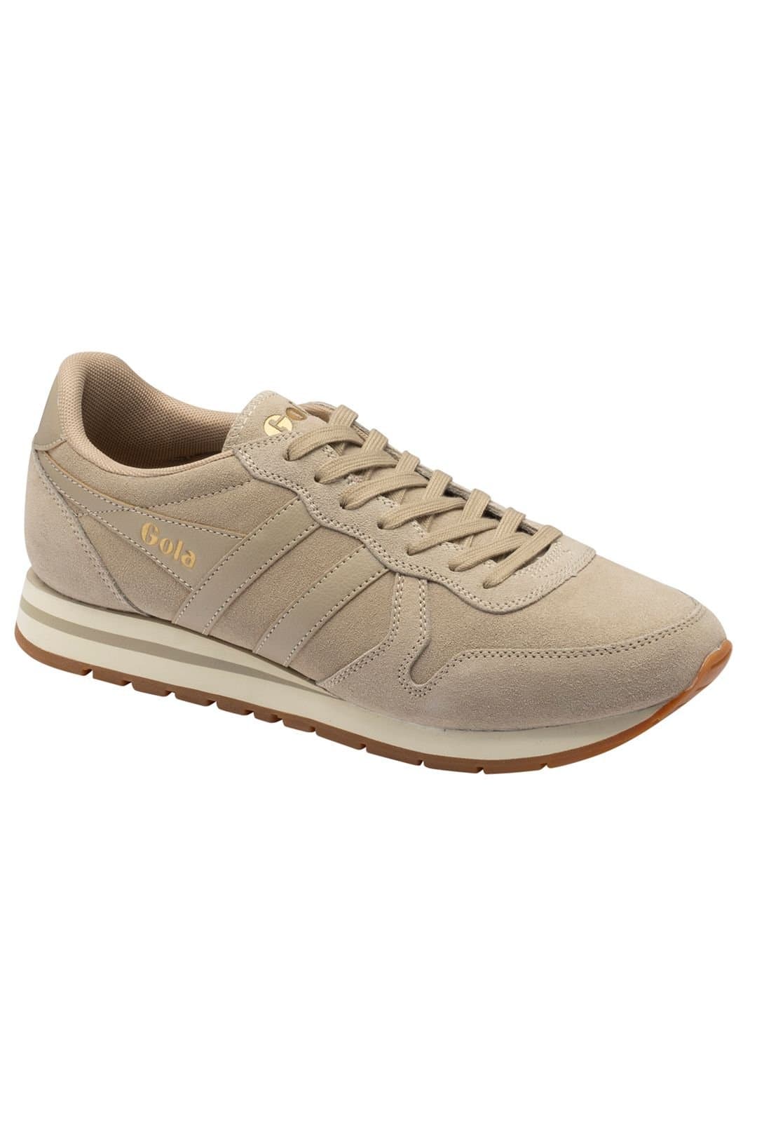 Gola Classics Gola Classics Men's 'Daytona Suede ' Lace-Up Trainers in Ecru