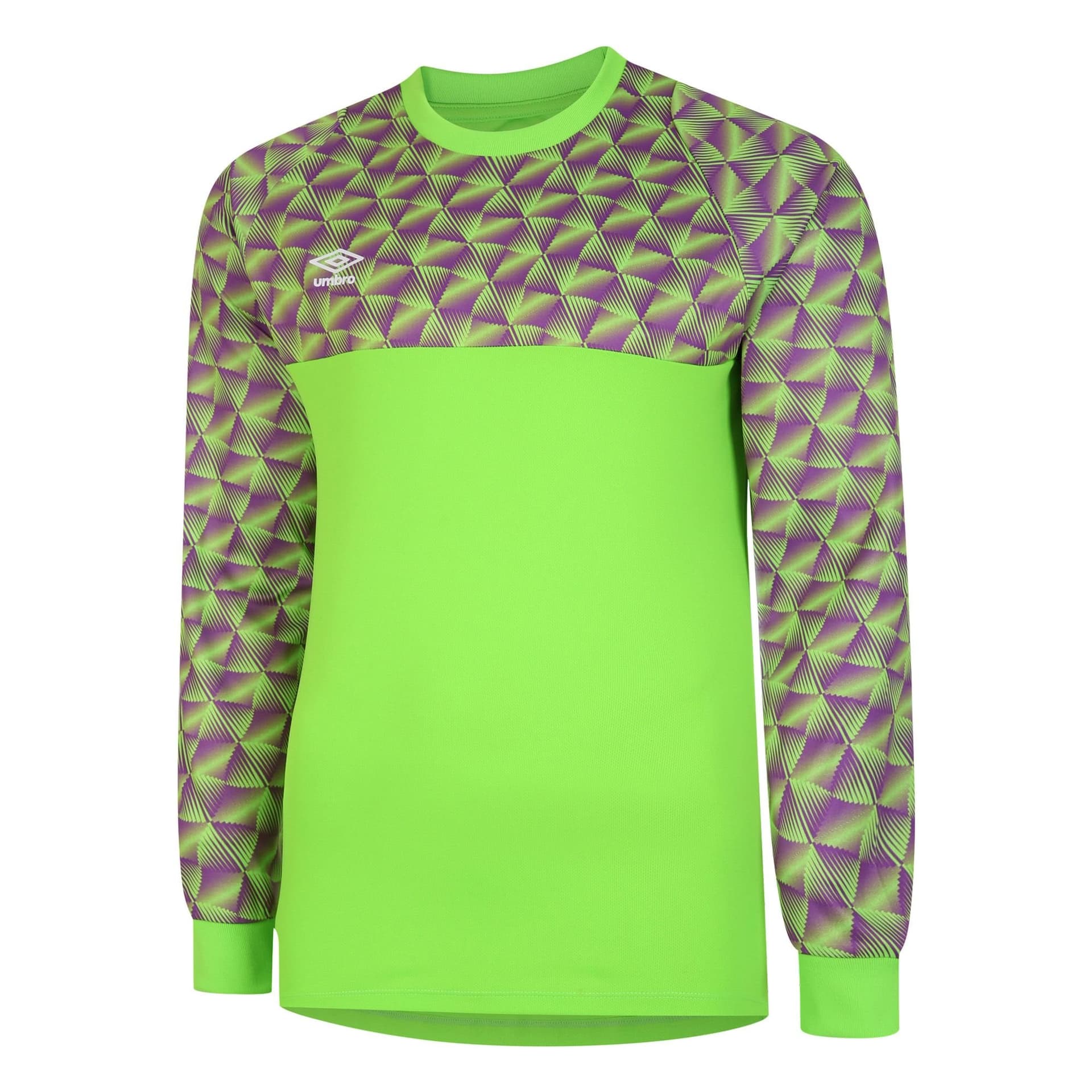 Umbro Umbro Men's Bright Green Long-Sleeved Goalkeeper Jersey