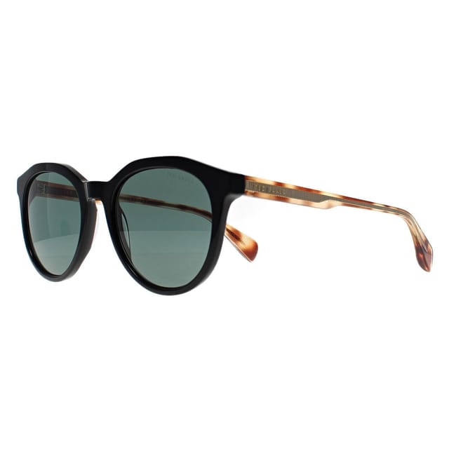 Ted Baker Ted Baker Men's Round Black & Tortoise Green TB1721 Finley - 2
