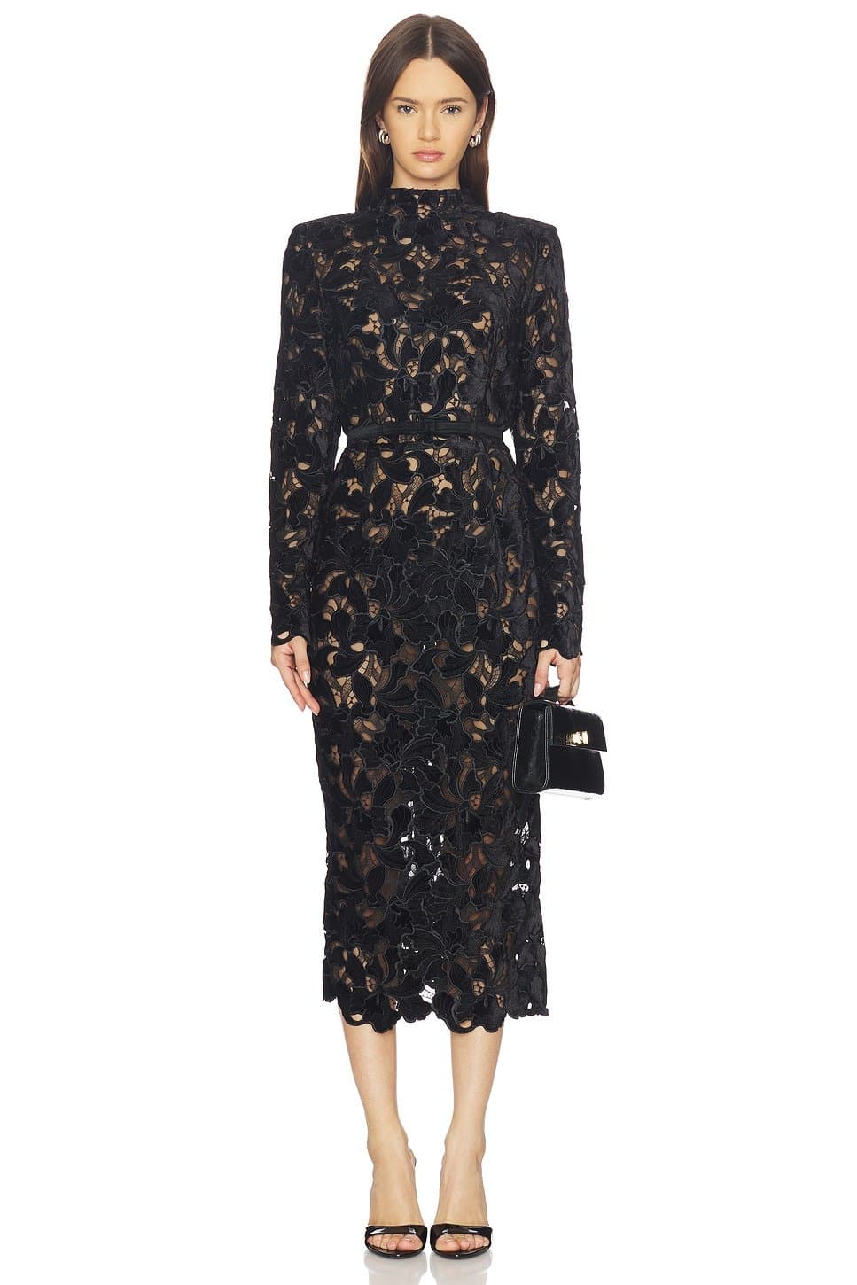 revolve Diane Black Dress