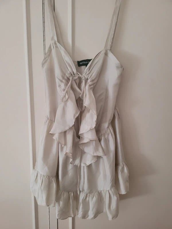 Bettina Liano Bettina Liano Frill 100% Silk top