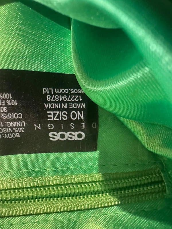 ASOS Design ASOS green sequin bag