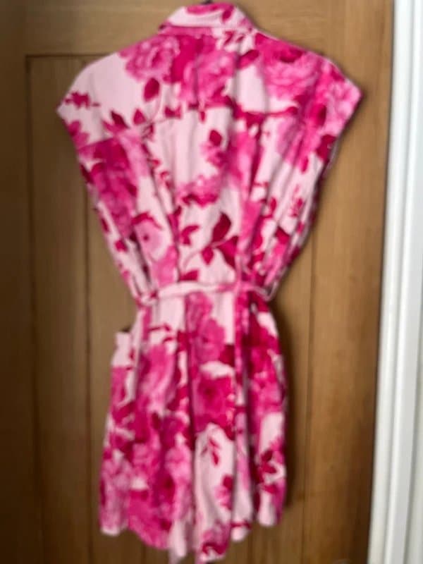 ASOS Design Pink denim dress