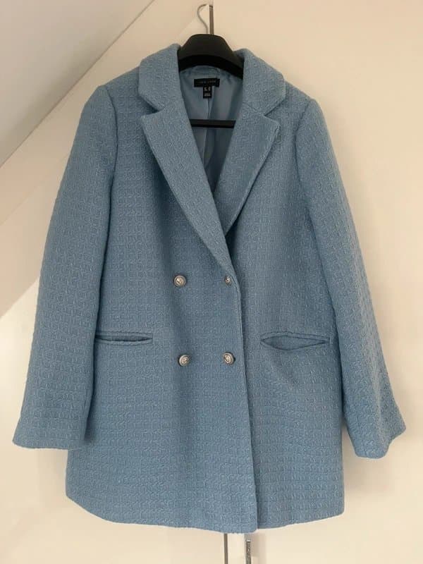 New Look New look long jacket blue size 14