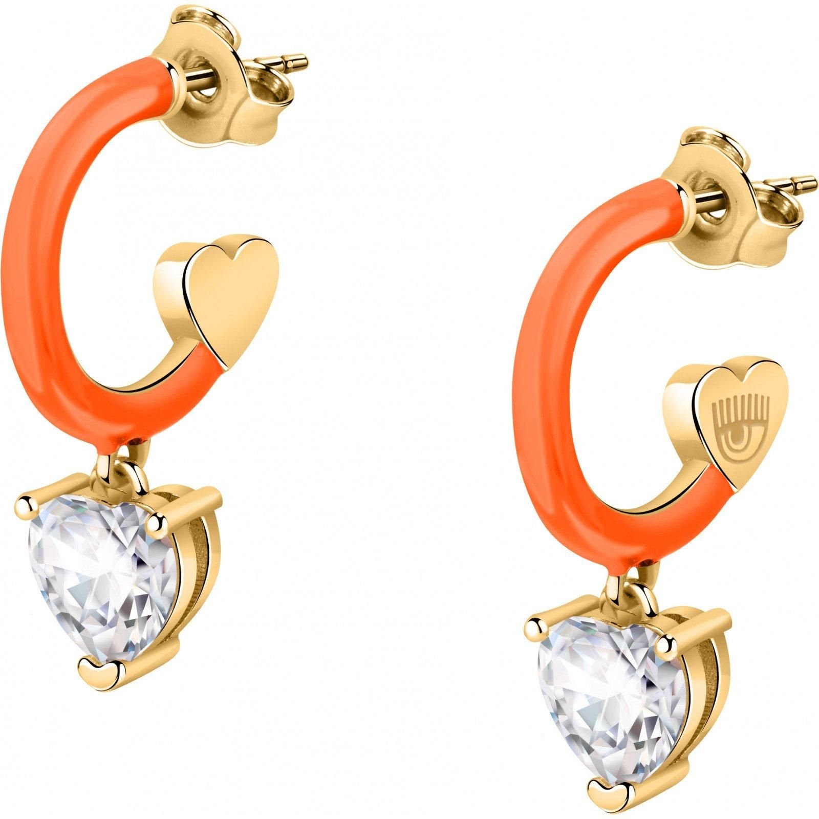 Chiara Ferragni Chiara Ferragni Women's J19AVI13 Pair Of Earrings in Orange - 1