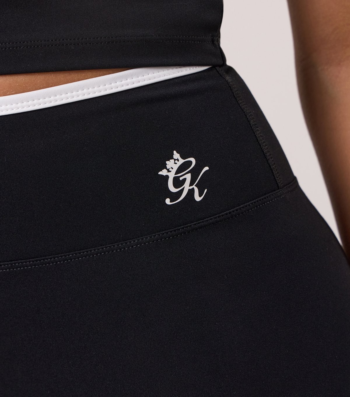 Gym King Women's Black 365 Contrast Trim 4" Shorts Gym King New Look - 4