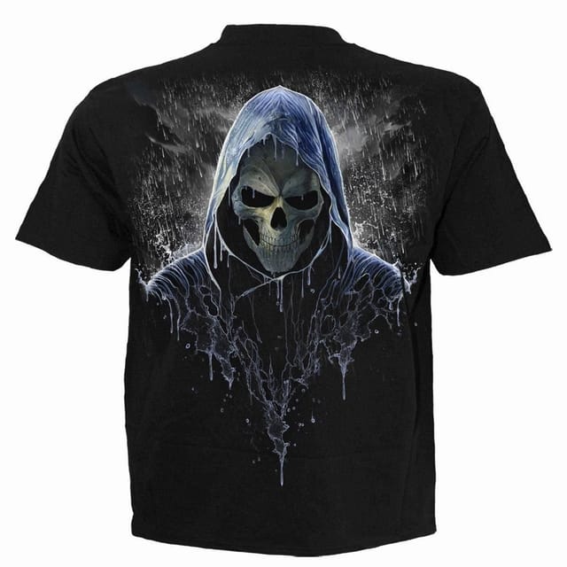 Spiral Spiral Men's REAPING IN THE RAIN - T-Shirt Black - 2