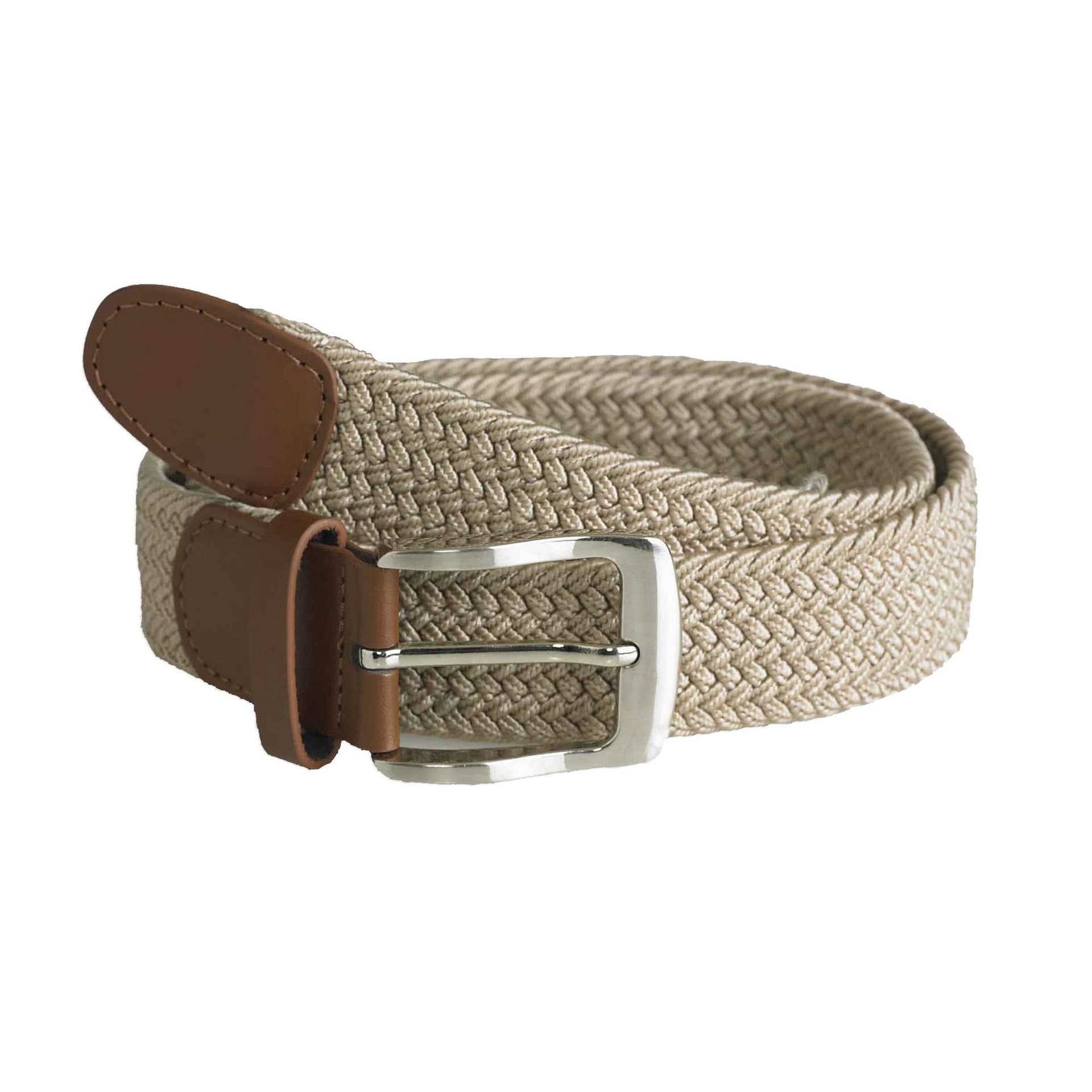 Duke Clothing Duke Clothing Men's Frank Stretch Braided Belt in Stone
