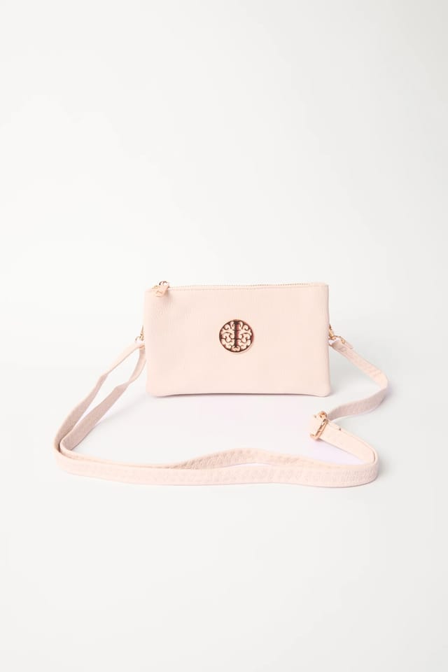 Blue Vanilla Detailed Zip Up Purse With Detachable Strap - 2